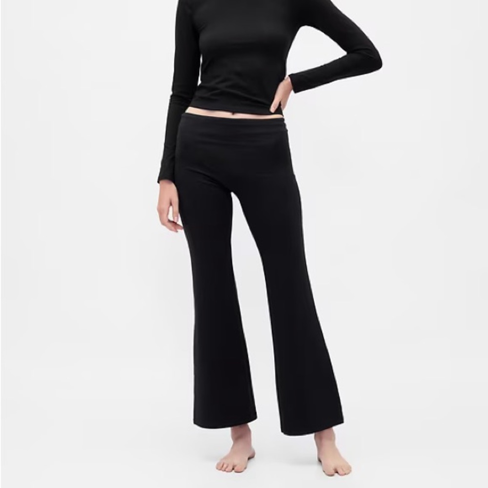 Gap Modern Foldover PJ Leggings True Black Tall